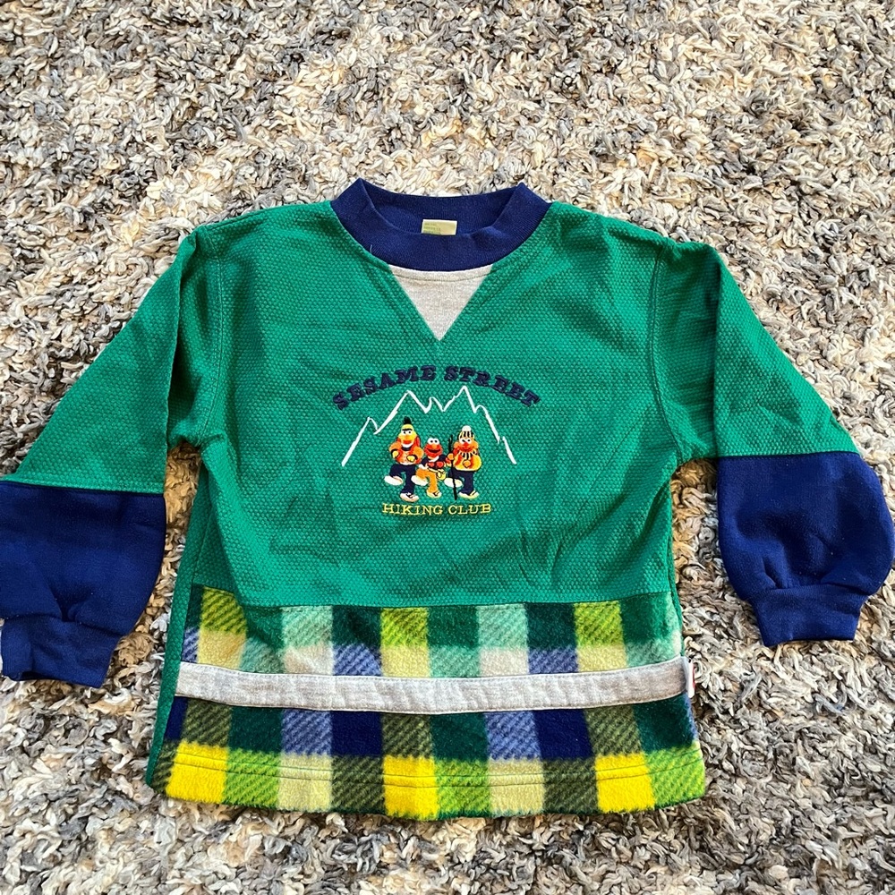 Vintage 90’s Sesame Street Toddler Long Sleeve Size 4t